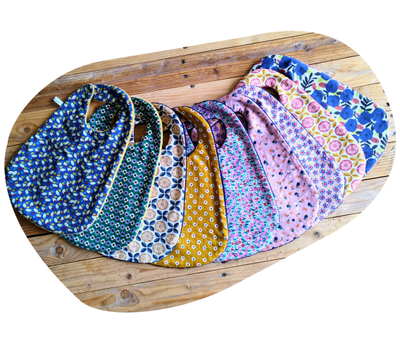 Gamme d'accessoires textiles enfant faits main